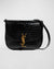 Kaia Medium YSL Croc-Embossed Satchel Bag