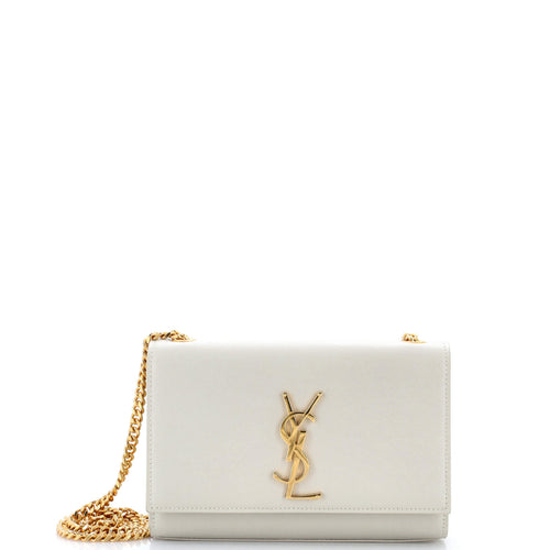 Classic Monogram Crossbody Bag Grainy Leather Small