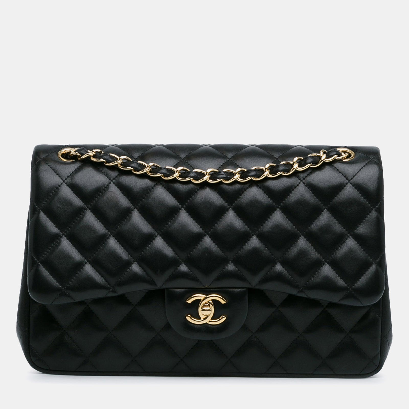 Chanel Jumbo Classic Lammfell Doppelklappe