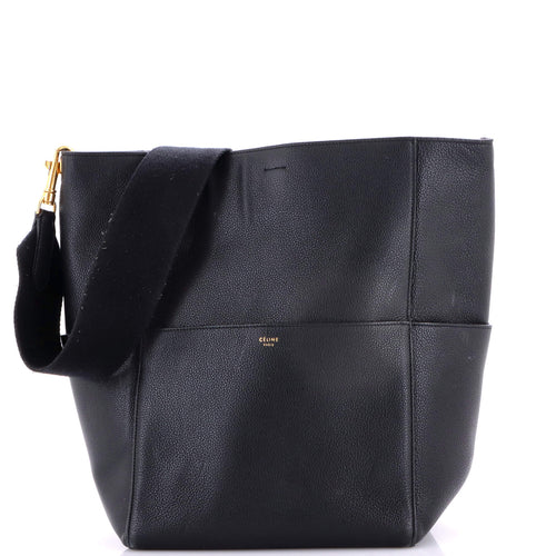 CELINE Sangle Seau Bag Calfskin Large