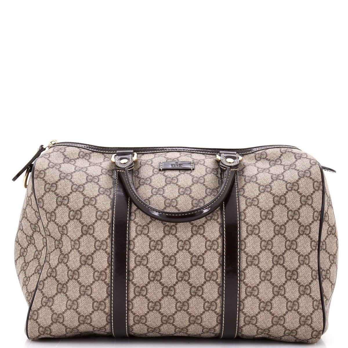 Gucci GUCCI Joy Boston Bag GG Coated Canvas Medium
