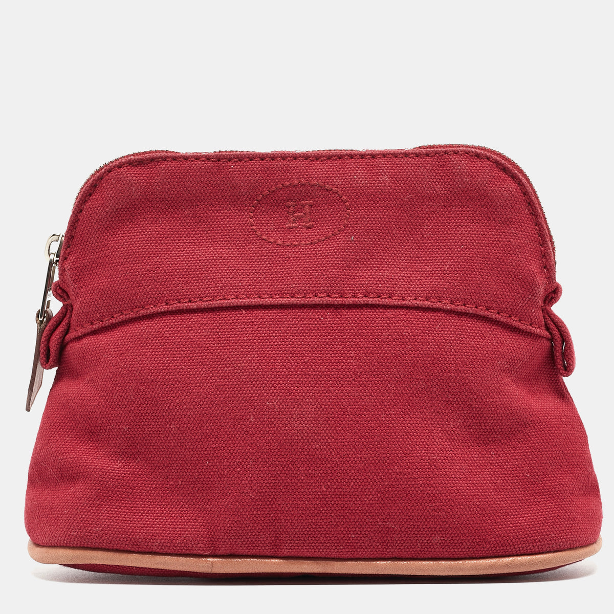 Hermès Rouge Canvas Mini Mini Bolide Case