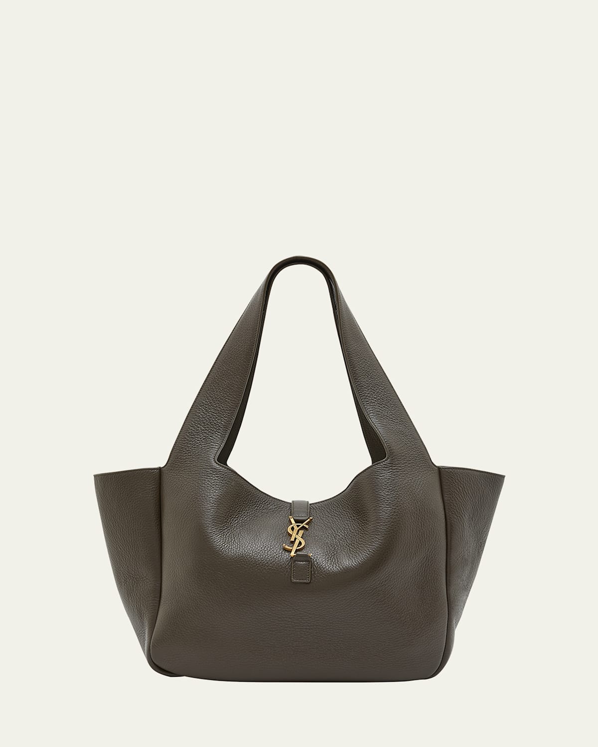 Saint Laurent Bea Cabas YSL Tote Bag in Supple Leather