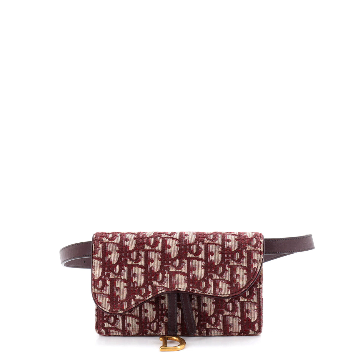 Christian Dior Saddle Rectangular Belt Bag Oblique Canvas