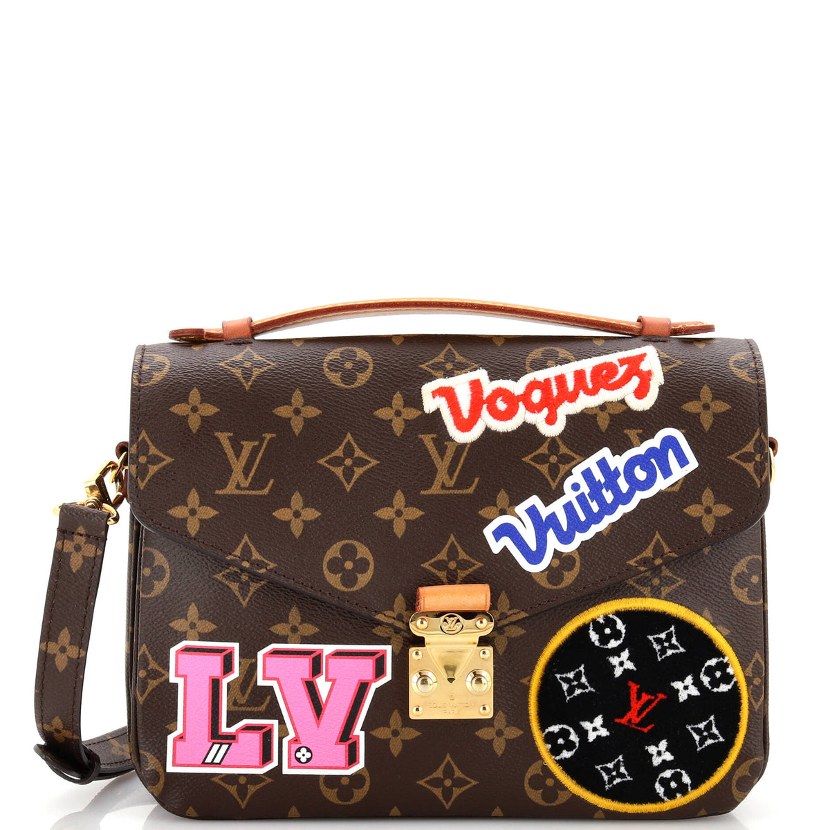 Louis Vuitton Pochette Metis Limited Edition Patches Monogram Canvas