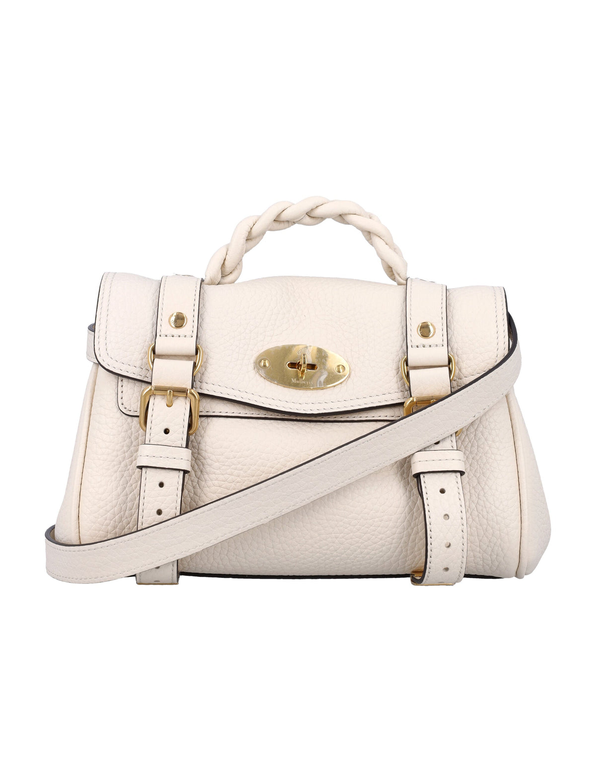 Mulberry Women's Mini Alexa Shoulder Bag in Eggshell | 24ARL6595736 Color H687