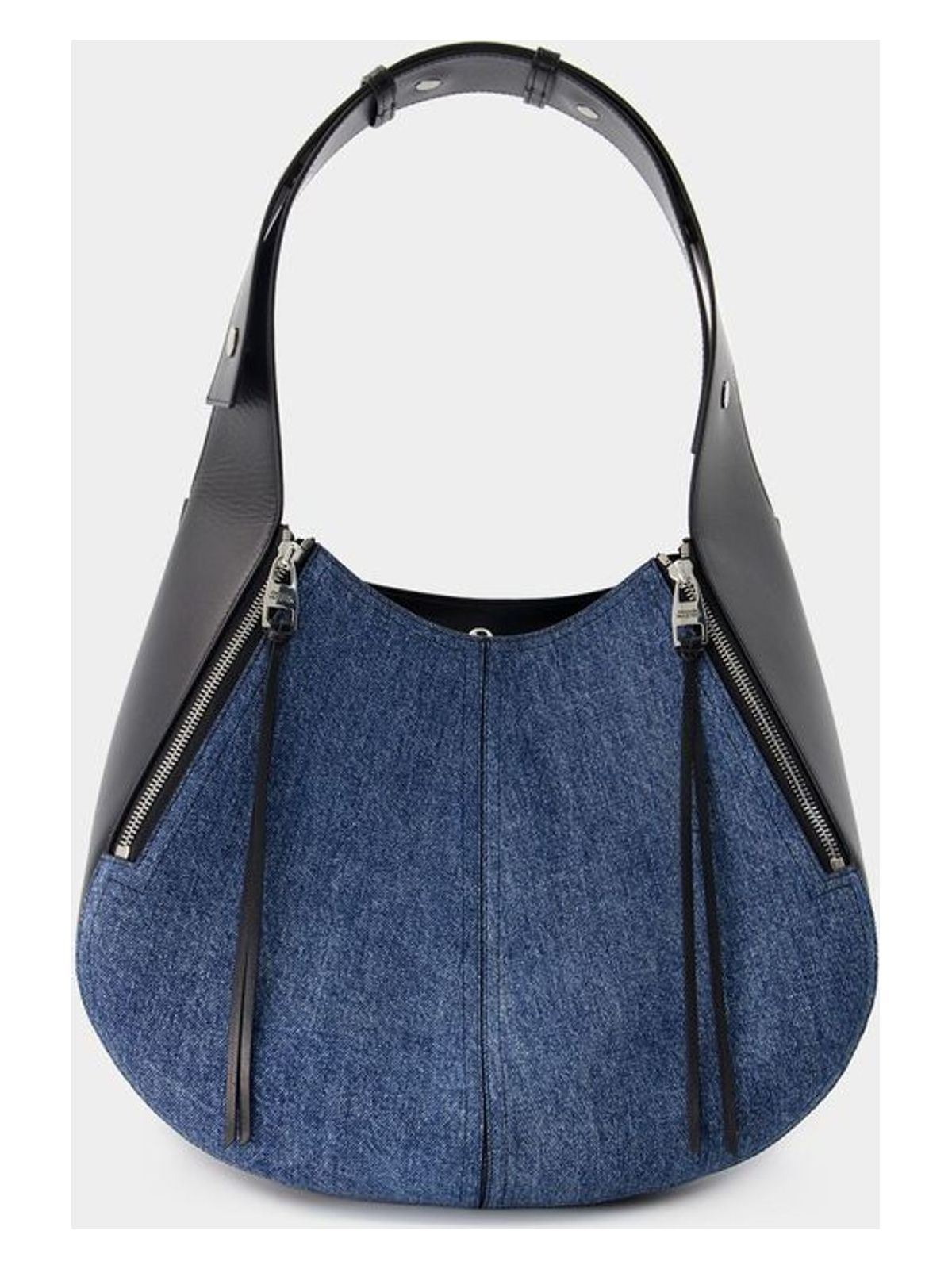 Alexander Mcqueen Women's The Skull Hobo Bag in Blue | 77591414C134090