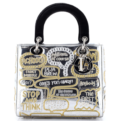 Lady Dior Art Bag Limited Edition Xu Zhen Embossed Leather Medium