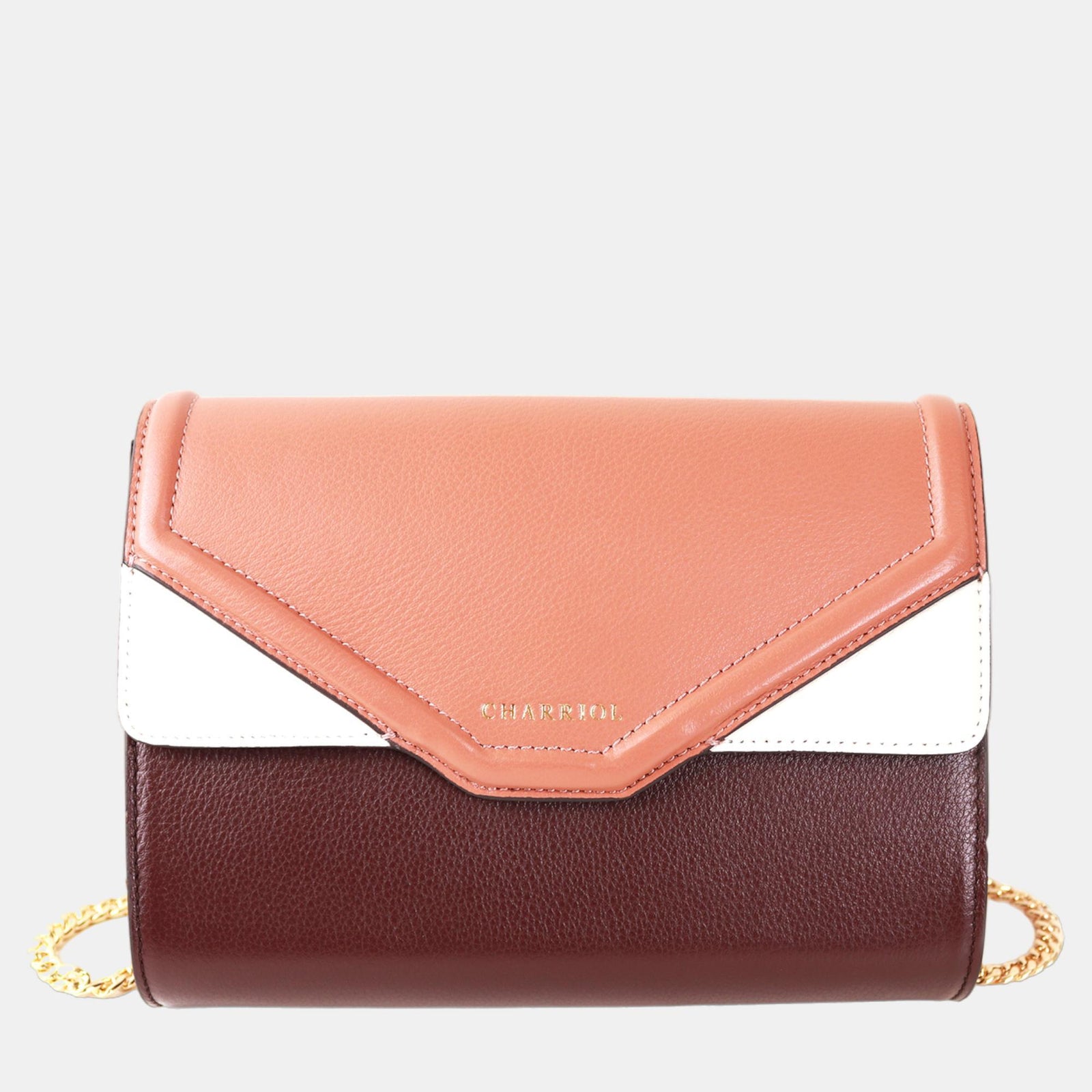 Charriol Wine Leather Forever Crossbody