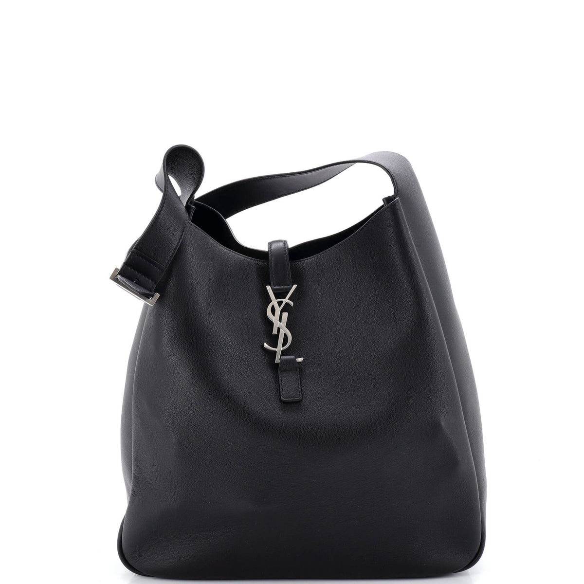 Saint Laurent Le 5 a 7 Supple Hobo Leather Large