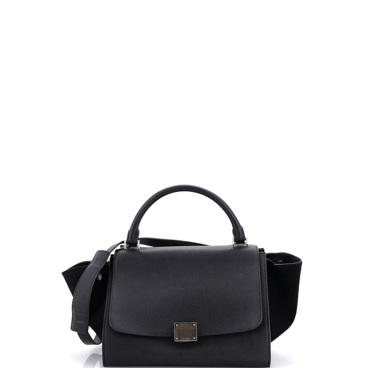 Celine CELINE Trapeze Bag Leather Small