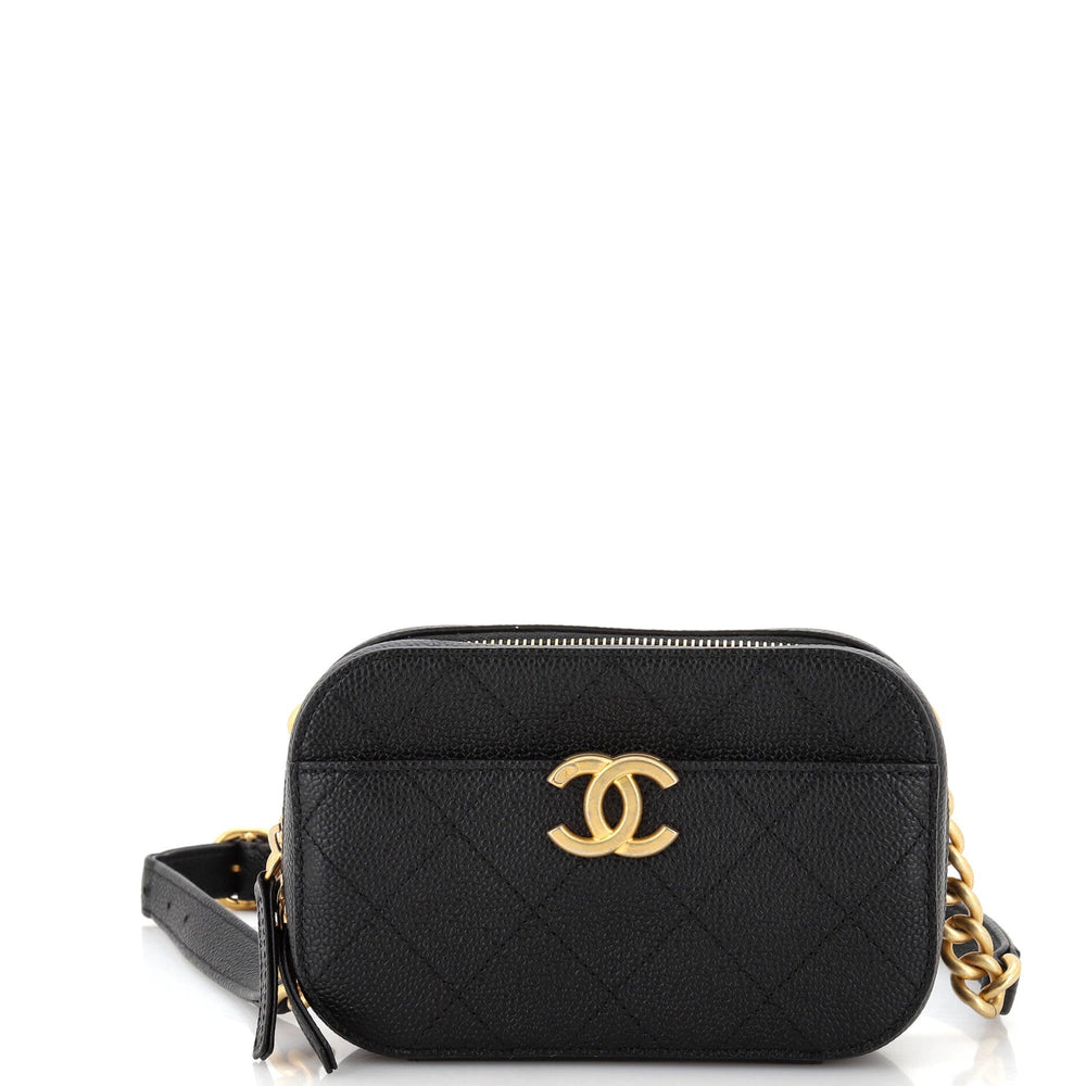 CHANEL Chic Affinity Belt Bag Stitched Caviar