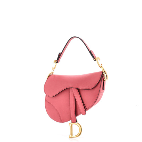 Saddle Handbag Leather Mini