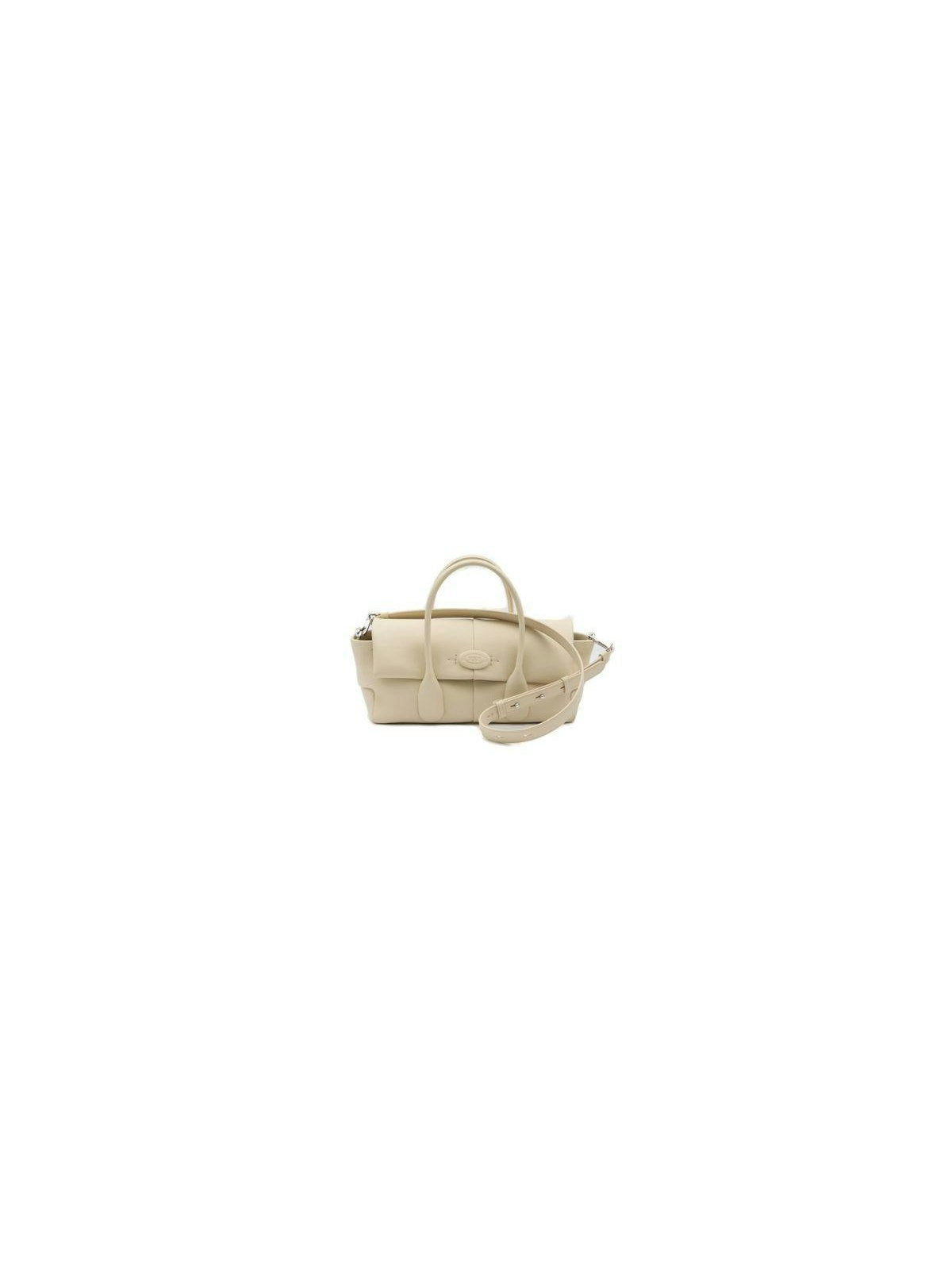 Tod's Women's Di Bag Reverse Ew Flap in Cream | XBWDBRI0200YAT