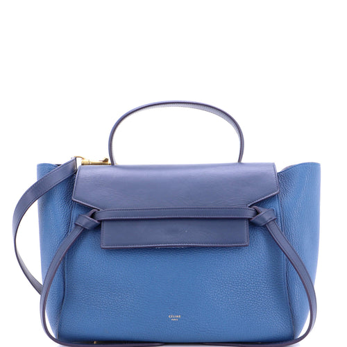 CELINE Bicolor Belt Bag Leather Mini