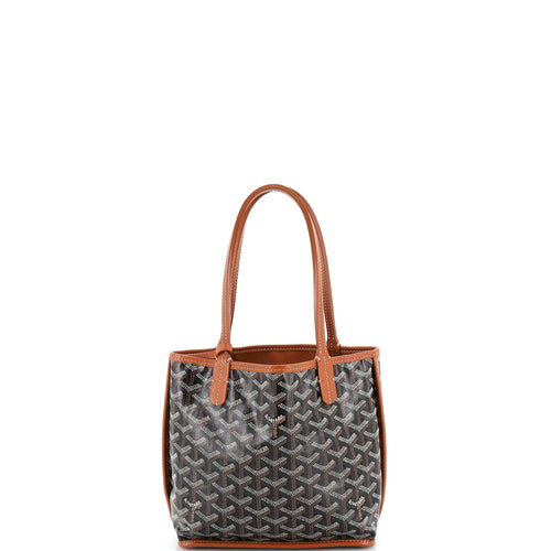 GOYARD Anjou Reversible Tote Coated Canvas Mini