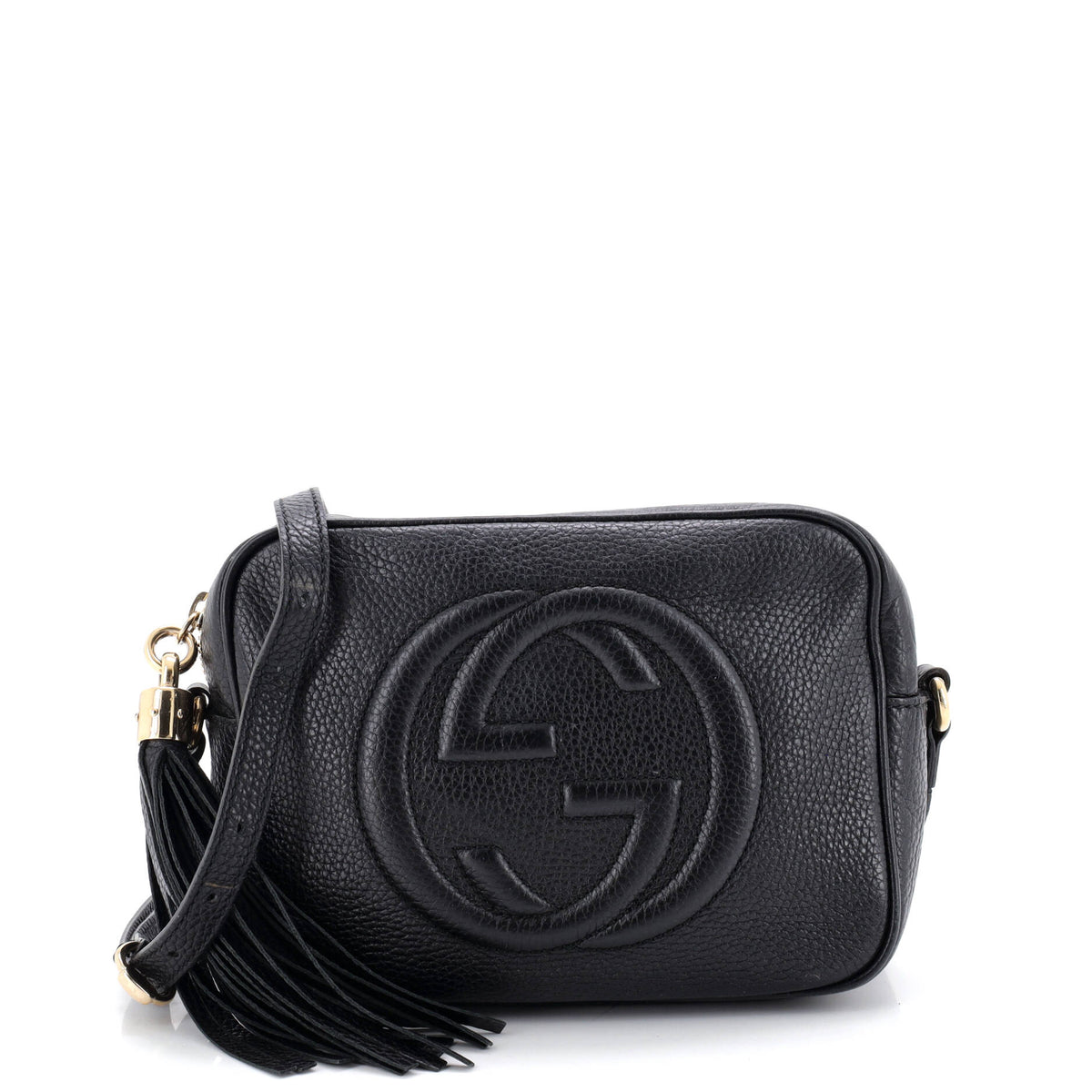 Gucci GUCCI Soho Disco Crossbody Bag Leather Small