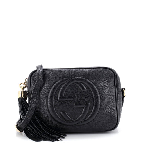 GUCCI Soho Disco Crossbody Bag Leather Small