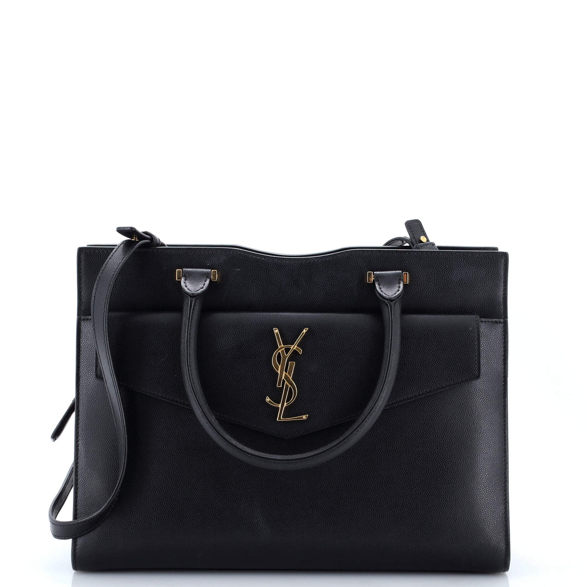 Saint Laurent Uptown Tote Leather Medium