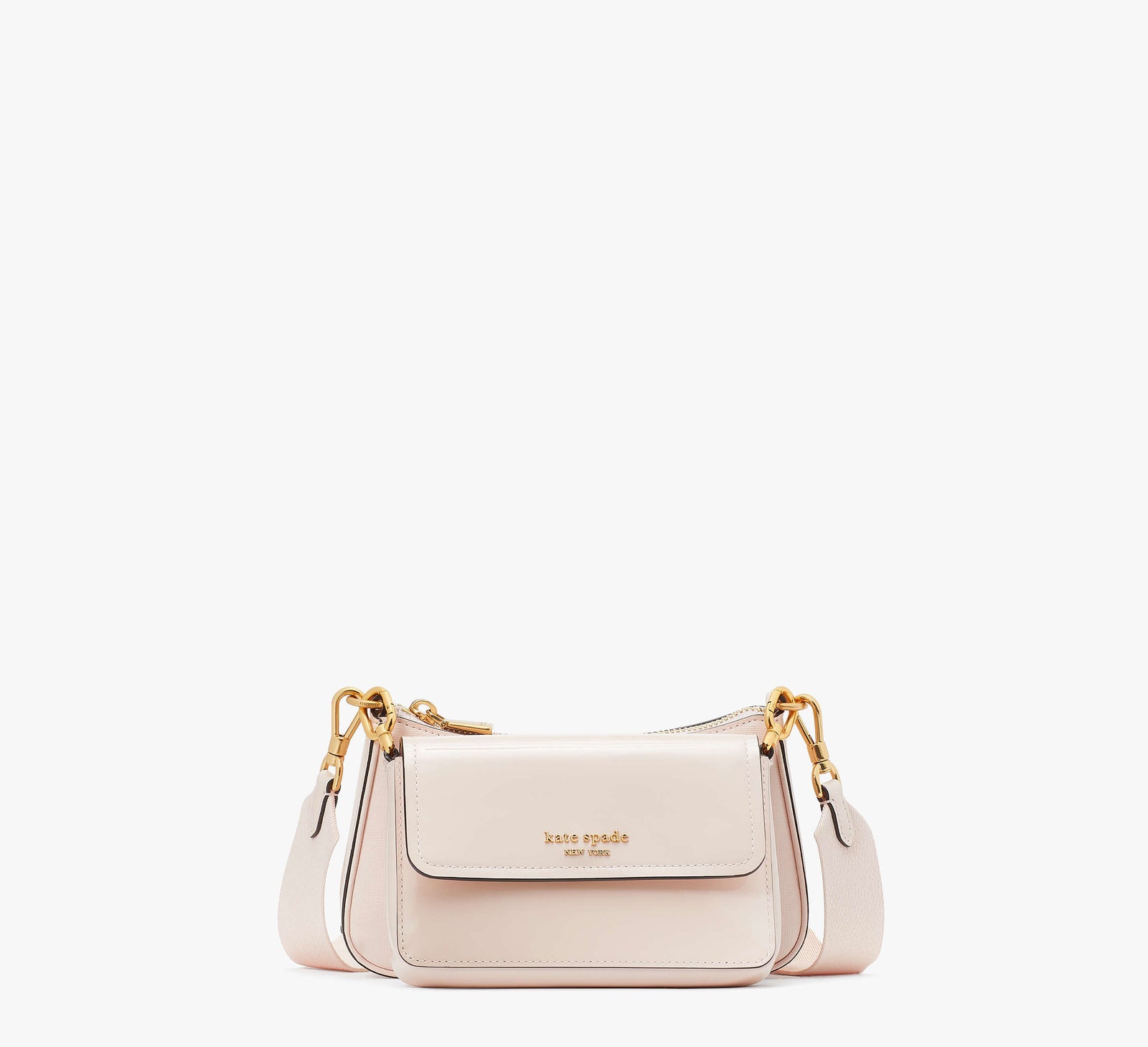 Kate Spade New York Morgan Patent Leather Double Up Crossbody