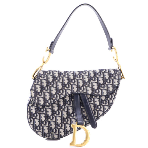 Saddle Handbag Oblique Canvas Medium