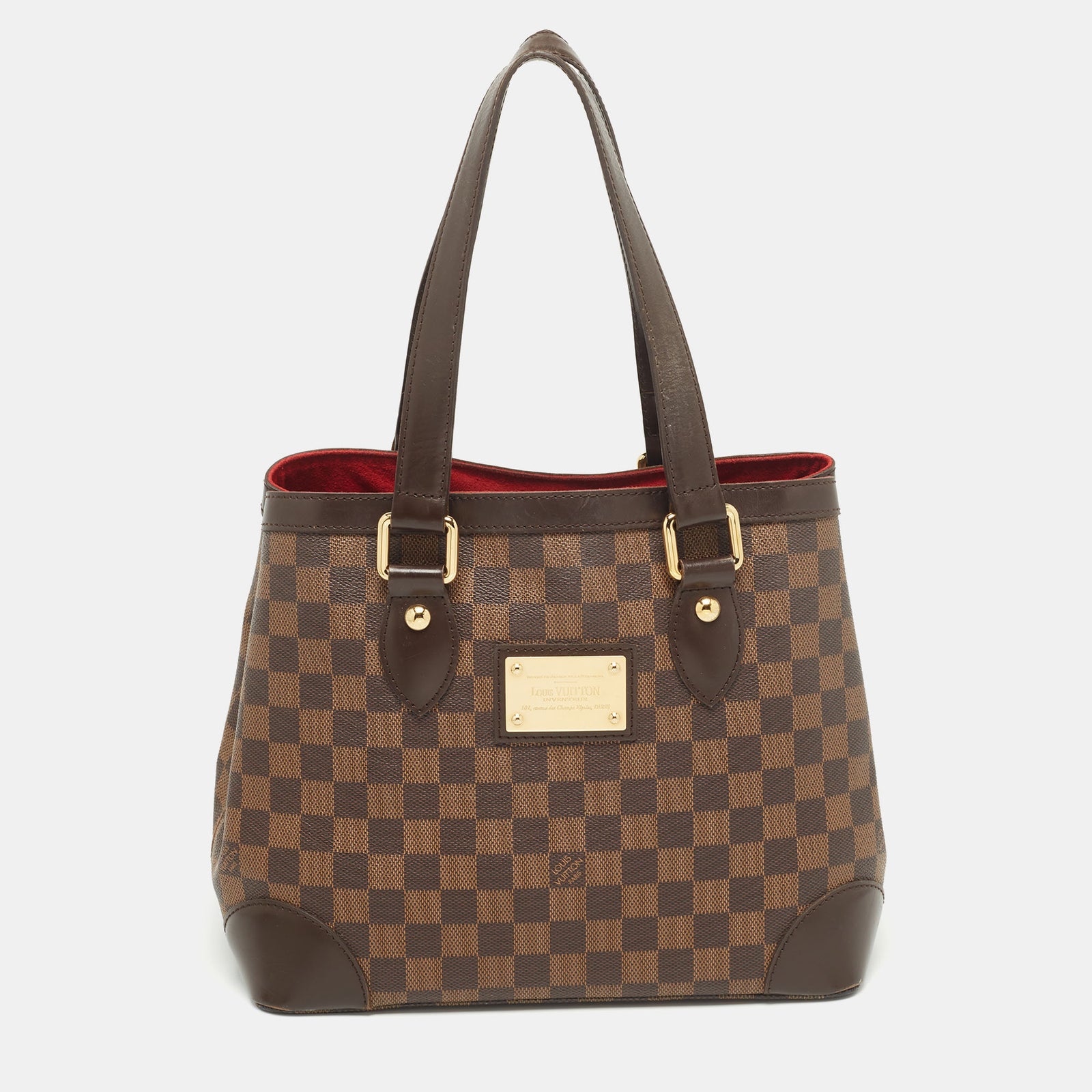 Louis Vuitton Sac Hampstead PM en toile Damier Ebene