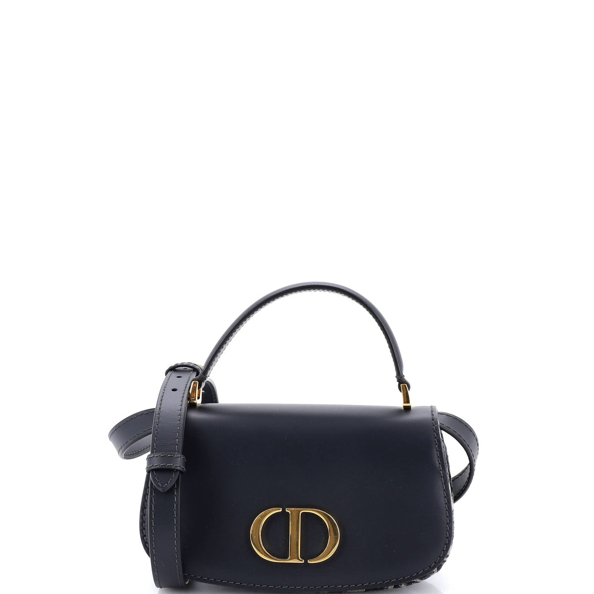 Christian Dior 30 Montaigne Avenue Top Handle Bag Leather Small