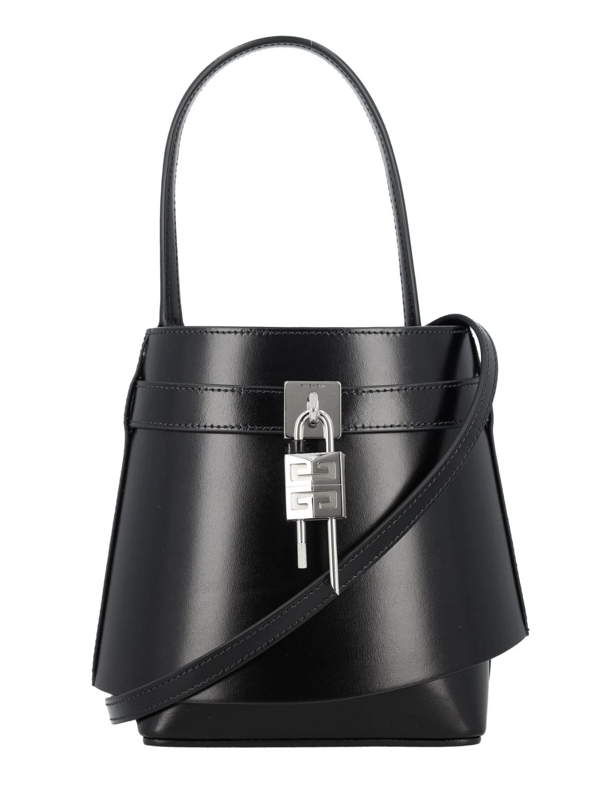 Givenchy Women's Shark Lock Bucket Bag in Black | 24ABB50WGB00D Color 001