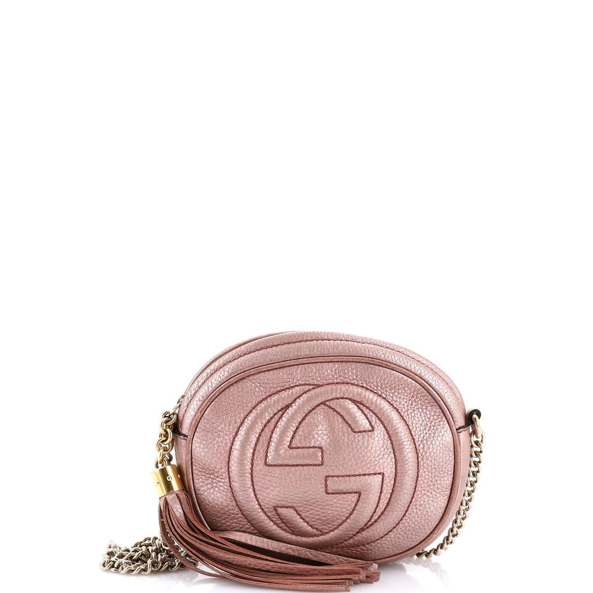 Gucci GUCCI Soho Chain Bag Leather Mini