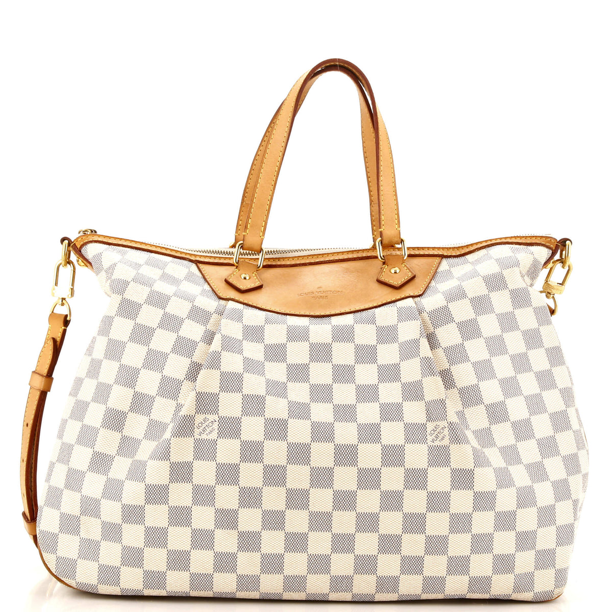 Louis Vuitton Siracusa Handbag Damier MM