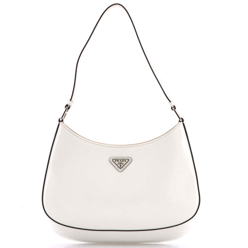 PRADA Cleo Shoulder Bag Spazzolato Leather Medium