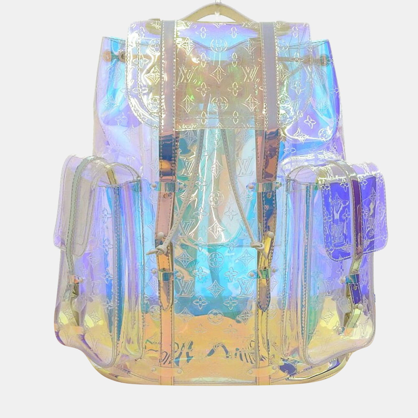 Louis Vuitton Transparent Monogram Prism Christopher GM Backpack