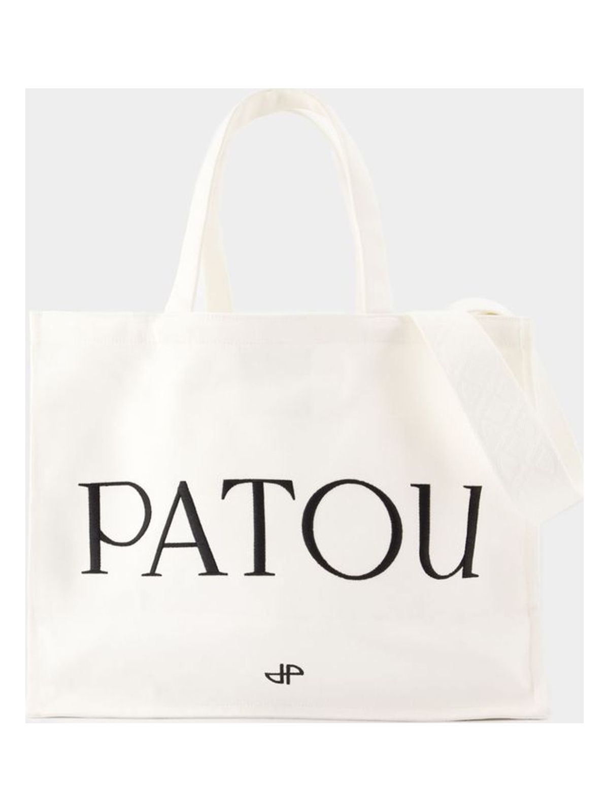 Patou Women's Large Shopper Bag in White | AC0450076001W