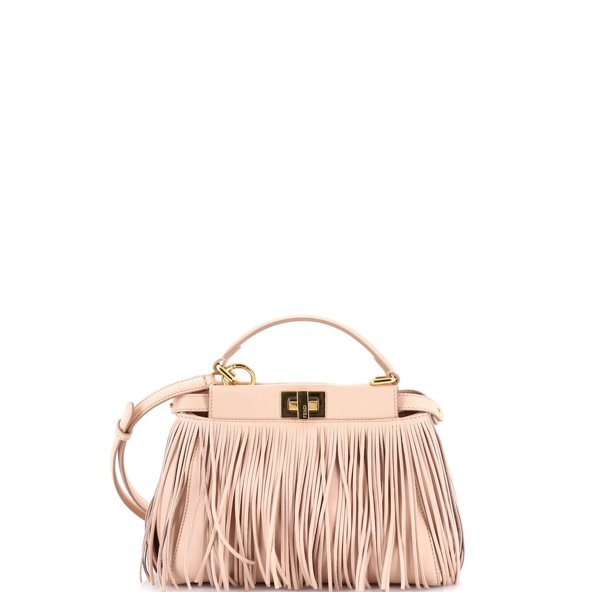 Fendi FENDI Peekaboo Bag Fringe Leather Mini