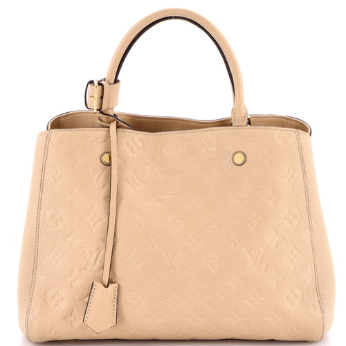 Montaigne Handbag Monogram Empreinte Leather MM