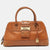 Tan Leather Street Chic  Satchel