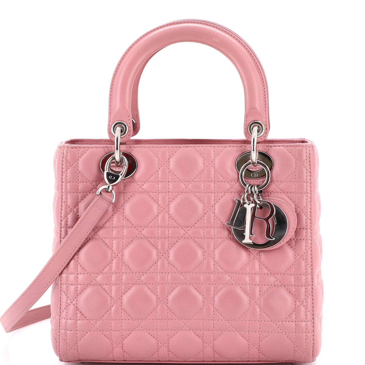 Christian Dior Lady Dior Bag Cannage Quilt Lambskin Medium