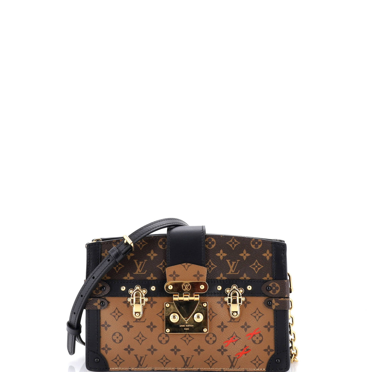 Louis Vuitton Trunk Clutch Reverse Monogram Canvas