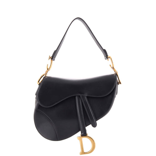 Saddle Handbag Leather Medium