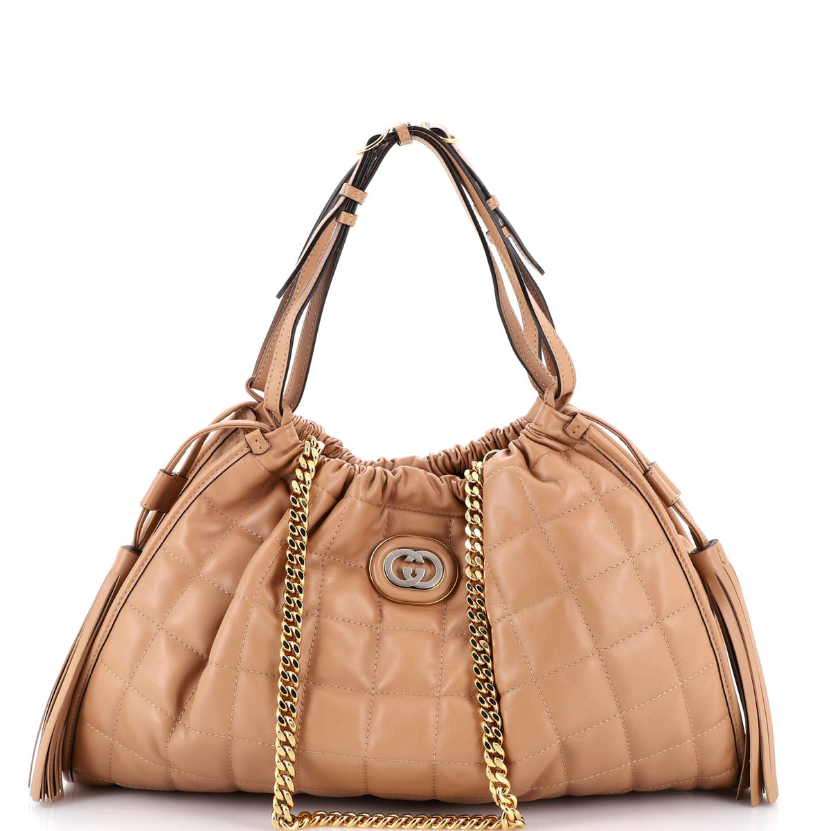 Gucci GUCCI Deco Tote Matelasse Leather Medium