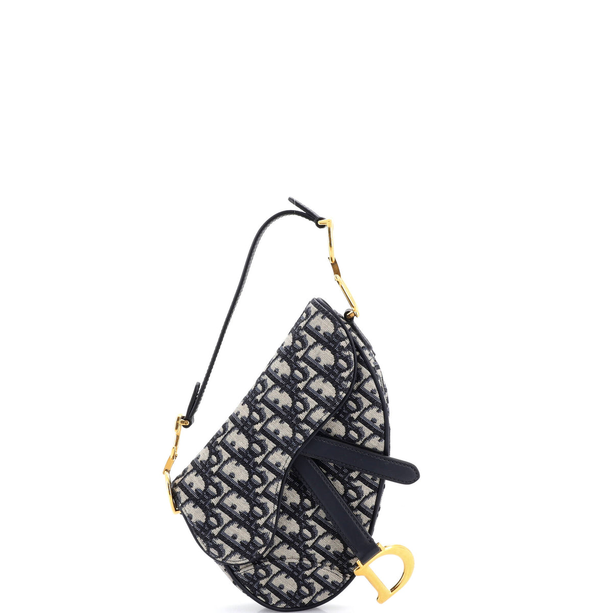 Christian Dior Saddle Handbag Oblique Canvas Mini