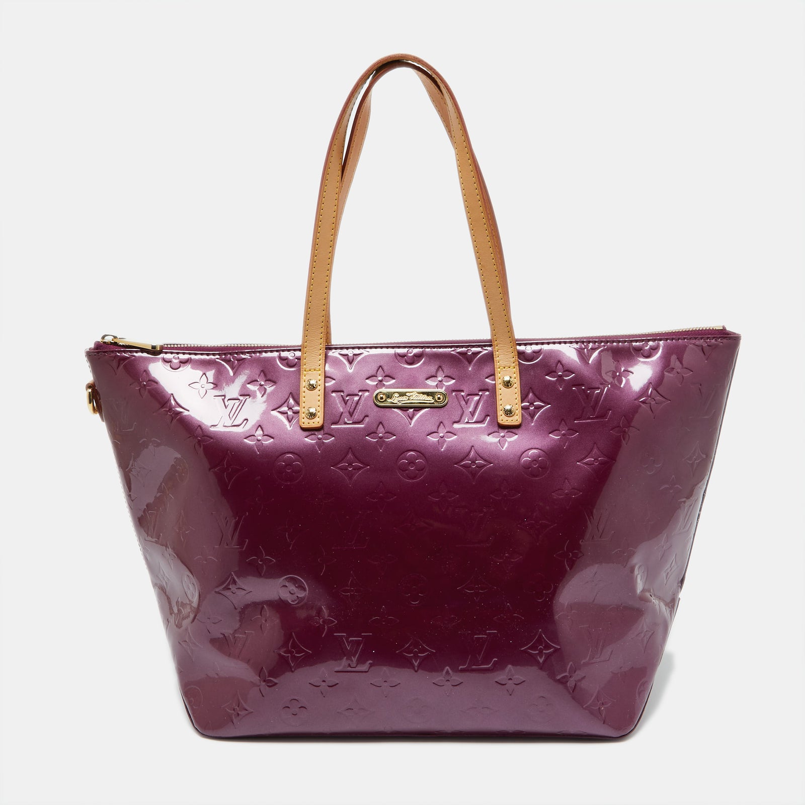 Louis Vuitton Sac Violette Monogram Vernis Bellevue GM