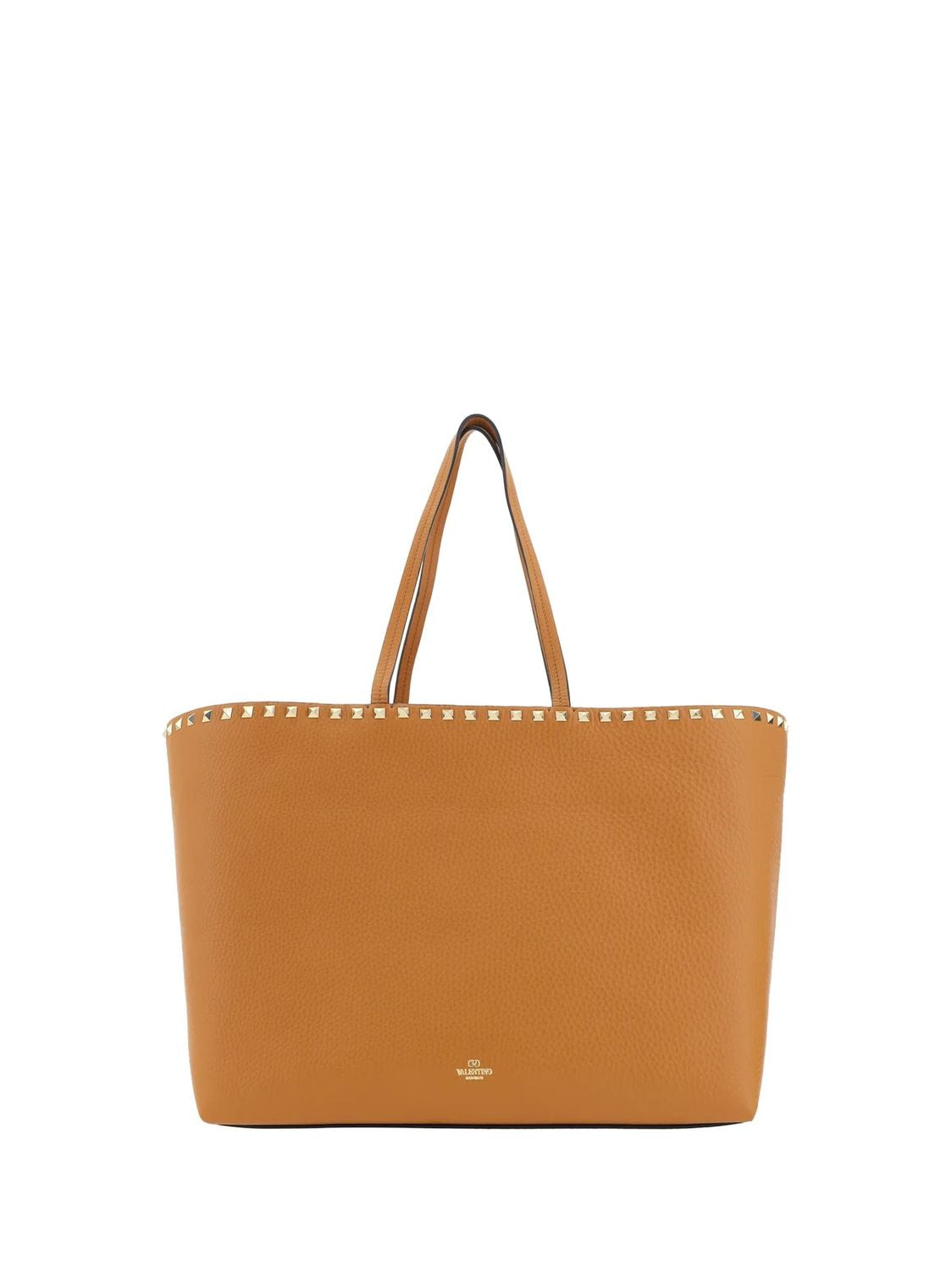 Valentino Women's Rockstud Tote Bag in Almondbeig | 5W2B0B70VSF