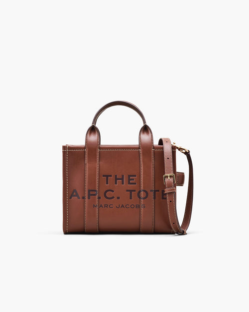Marc Jacobs The A.P.C. X Marc Jacobs Leather Small Tote Bag in Hazelnut