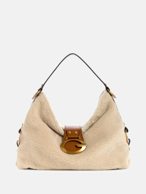 Camden Shearling Shoulder Bag