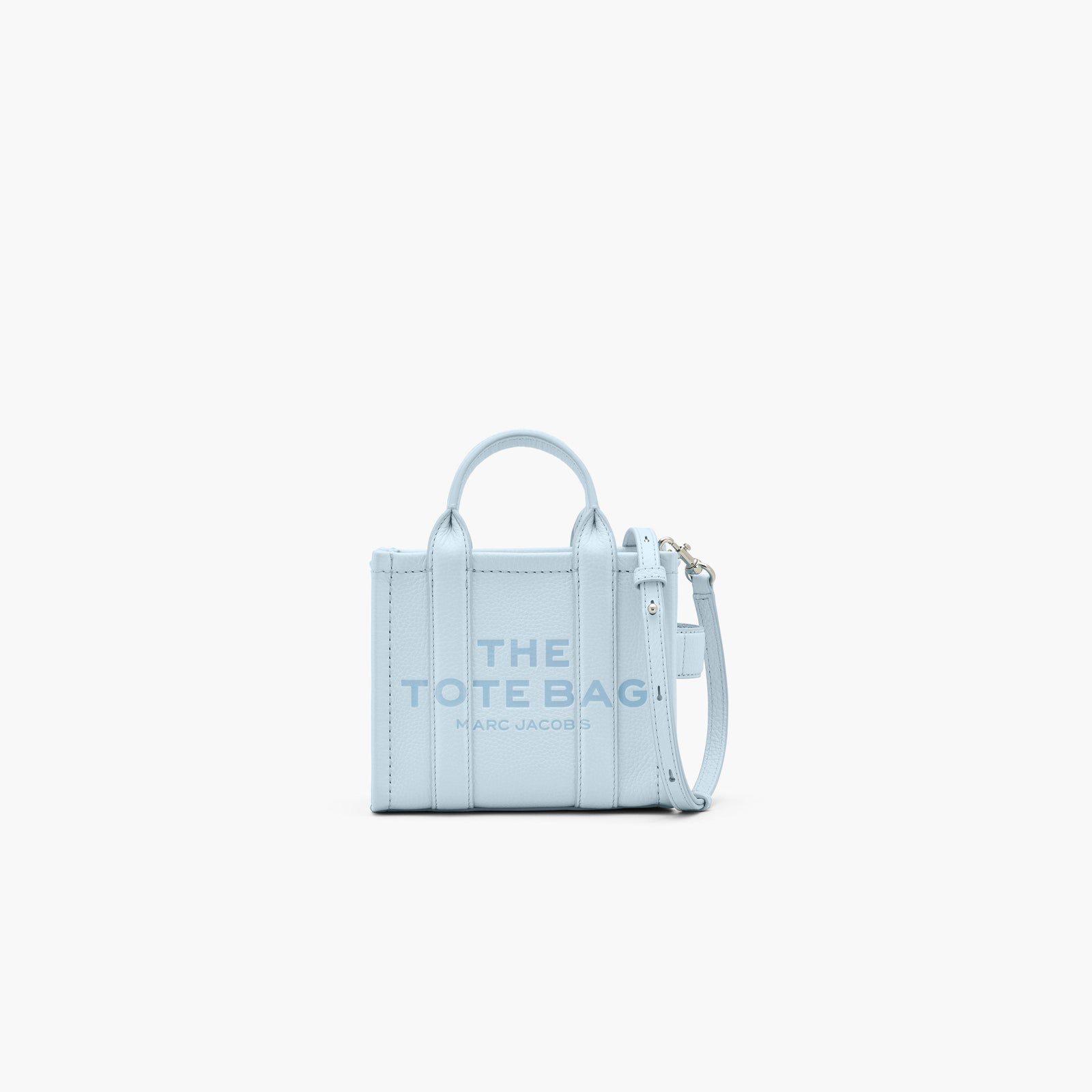 Marc Jacobs The Leather Crossbody Tote Bag in Cloud Blue