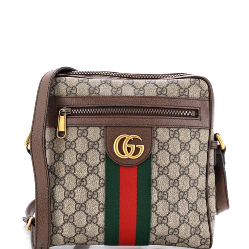 GUCCI Ophidia Messenger Bag GG Coated Canvas Small