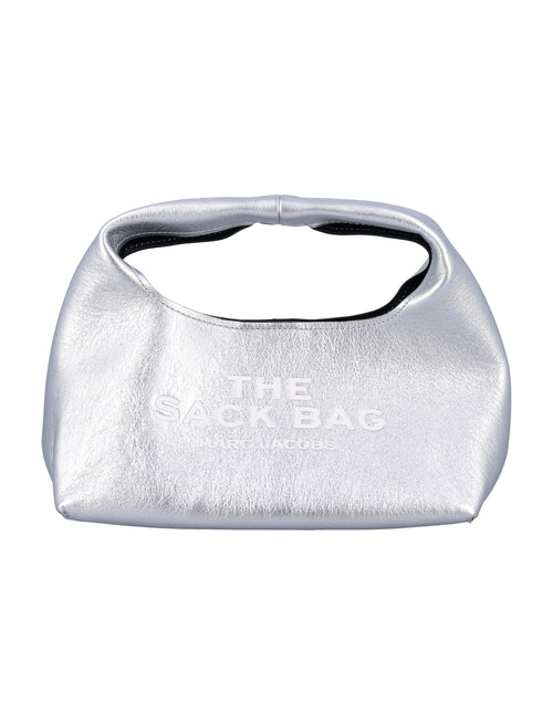 Women's The Mini Sack Bag in Silver | 24A2F4HSH019H04 Color 040