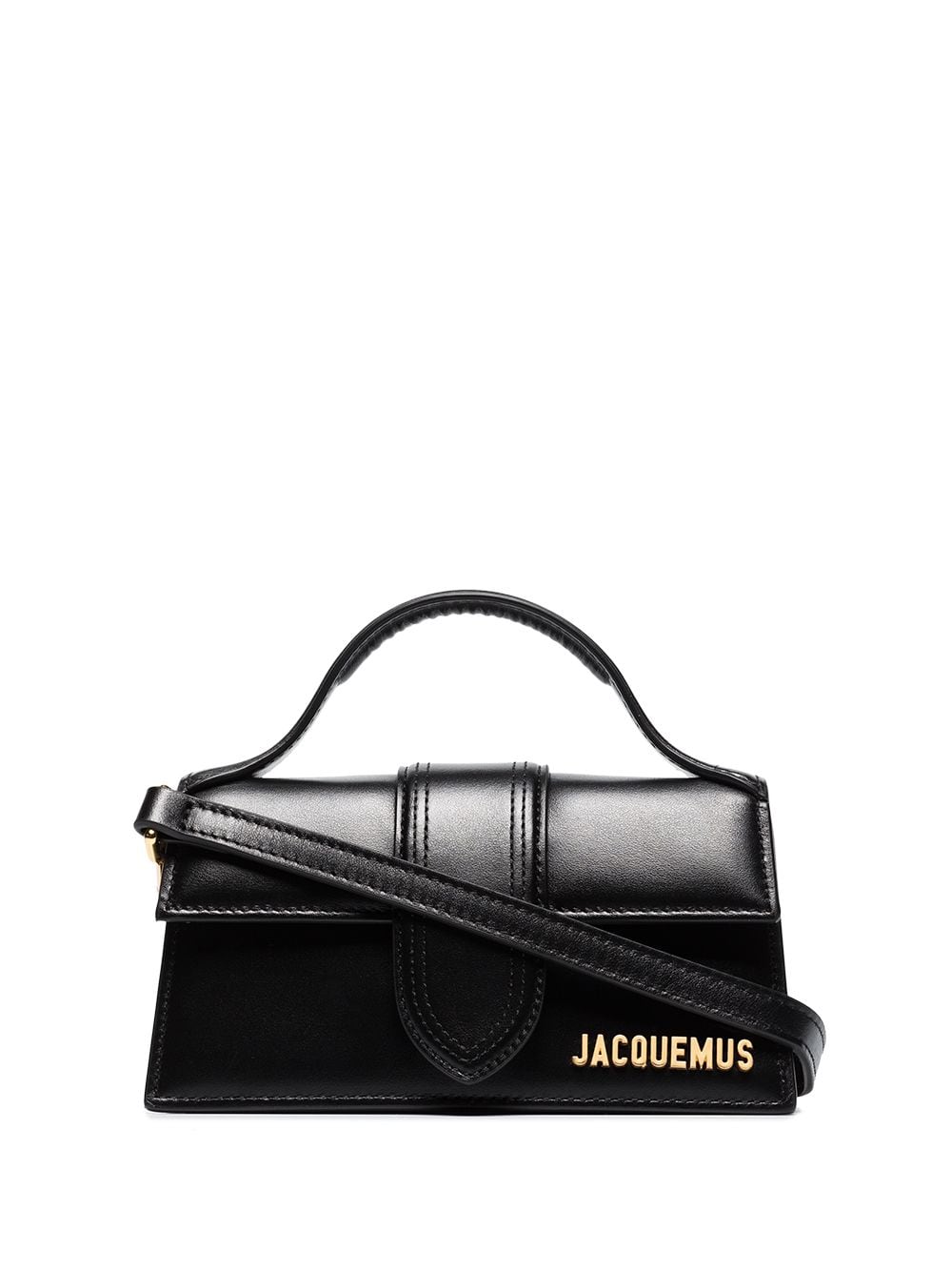 Jacquemus Women's Le Bambino Leather Handbag in Black | Size UNI | 213BA006