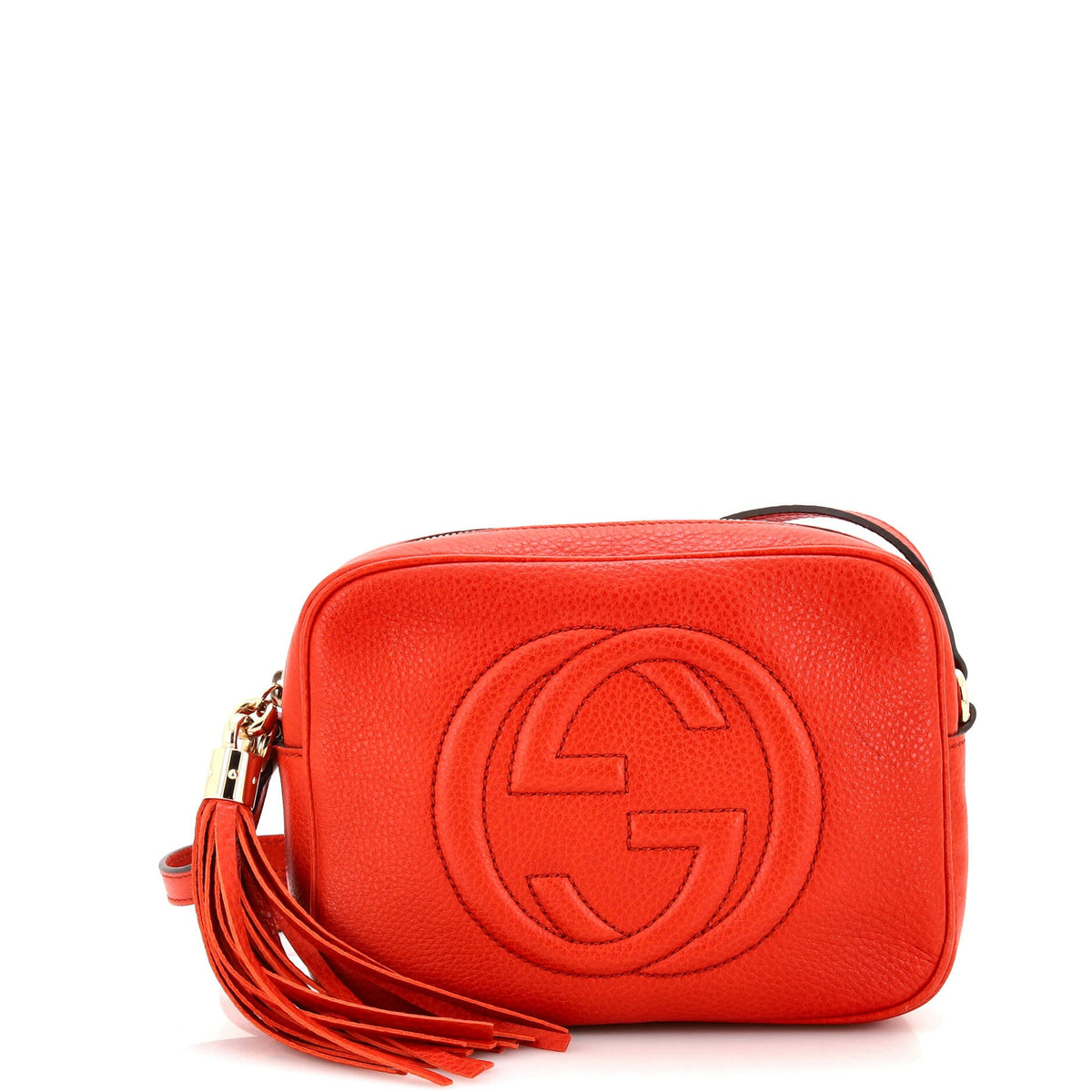 Gucci GUCCI Soho Disco Crossbody Bag Leather Small